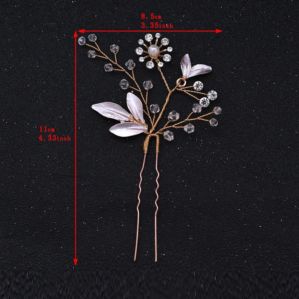 Beautiful wedding bridal hair vine and wedding hair pin