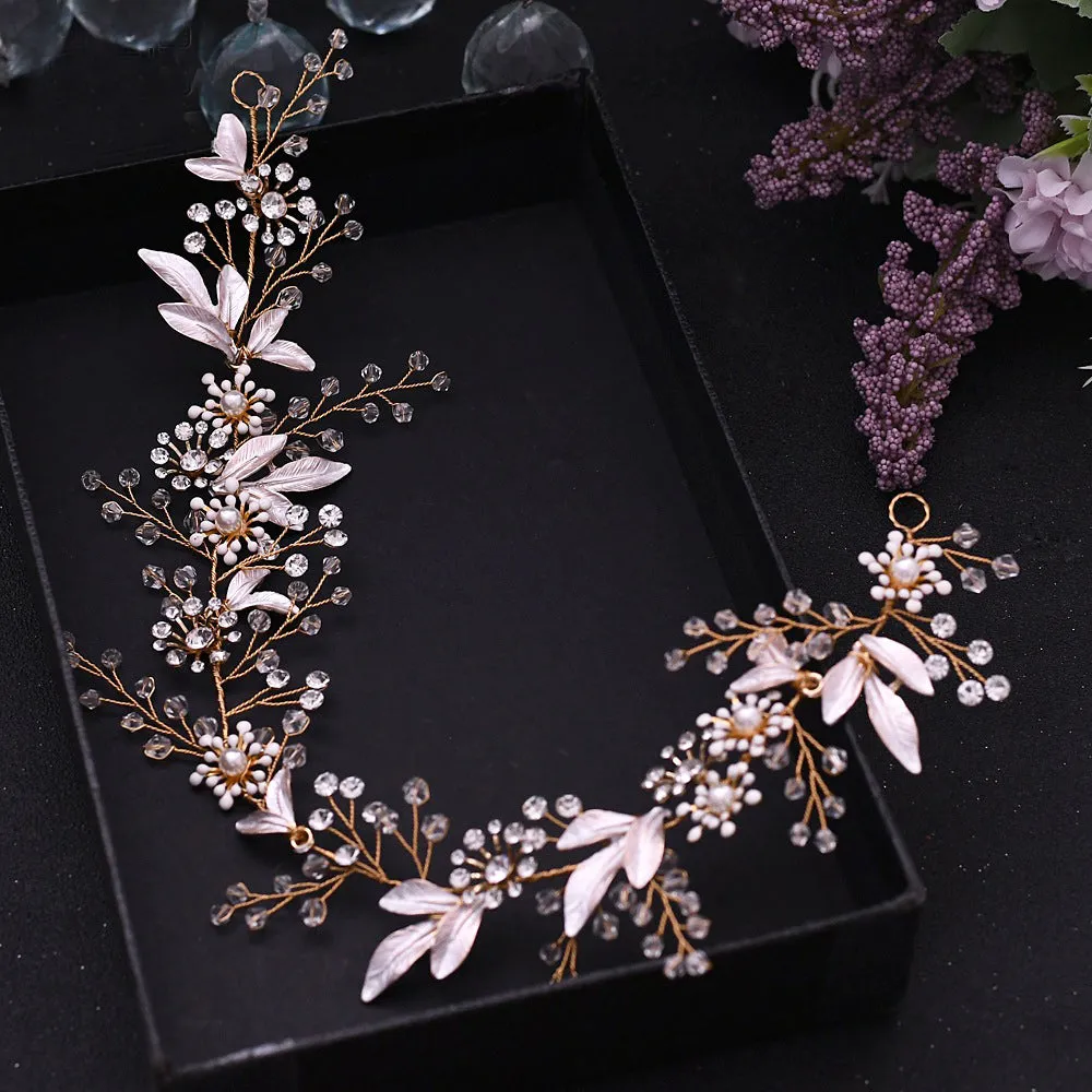 Beautiful wedding bridal hair vine and wedding hair pin