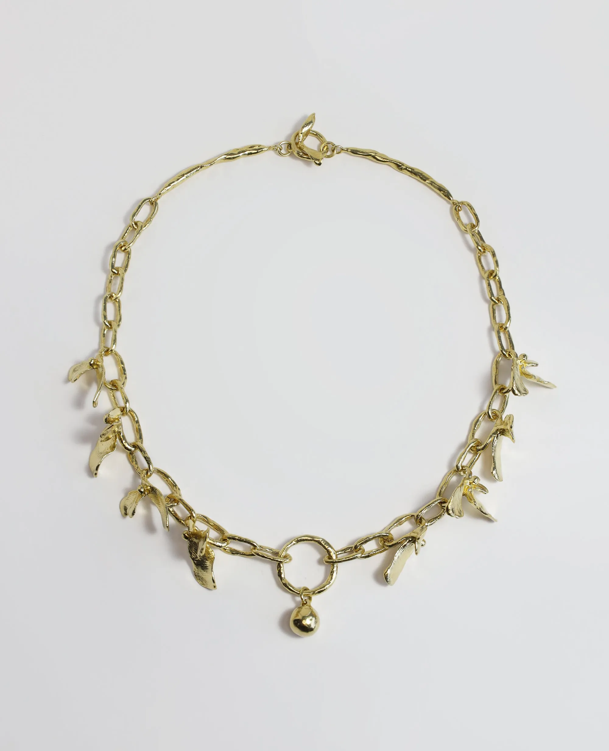 FLORALIS COLLAR // golden necklace