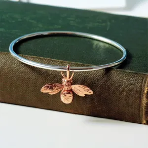 Gold Bee Bangle