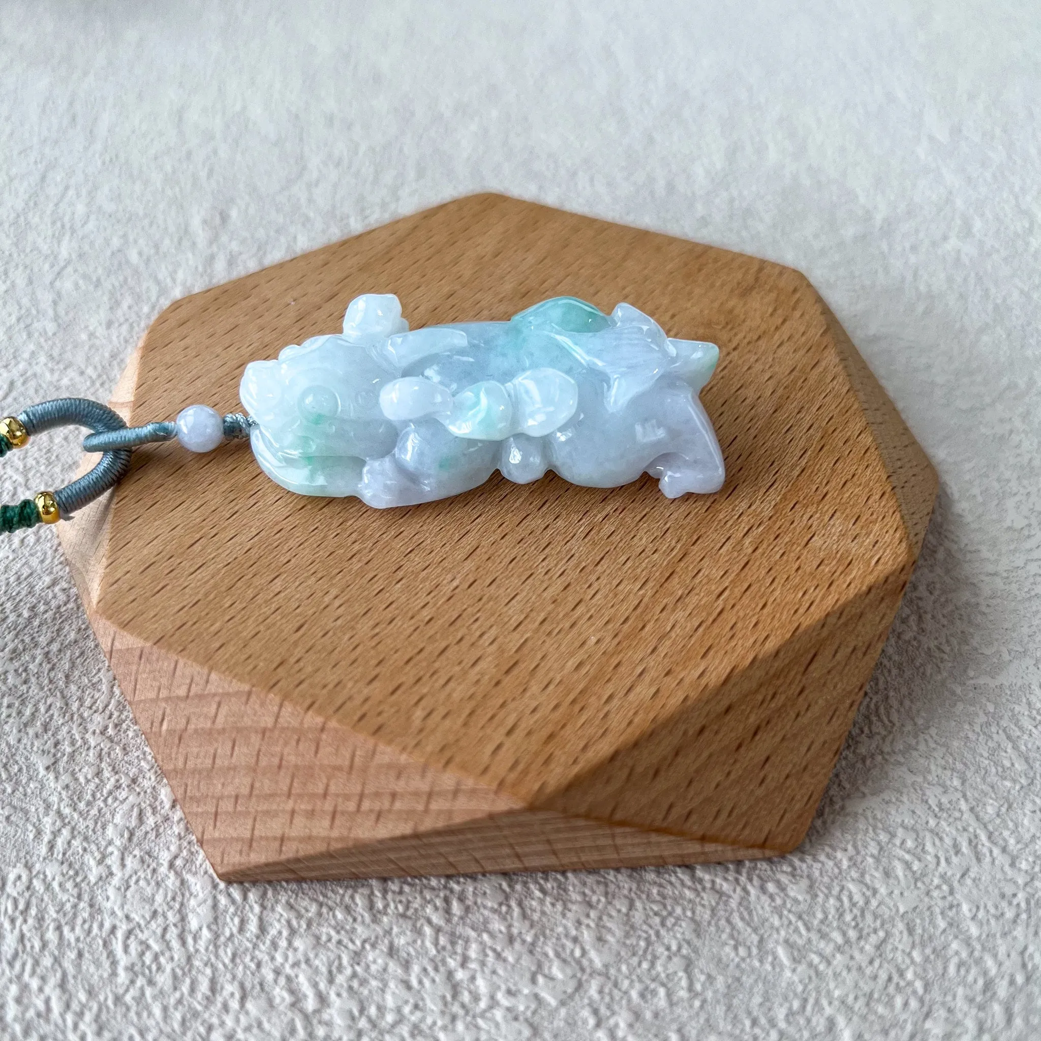 Jadeite Jade, Dragon Pixiu Pi Xiu, , Dragon Chinese Carved Pendant, YGR-0323-1708205907
