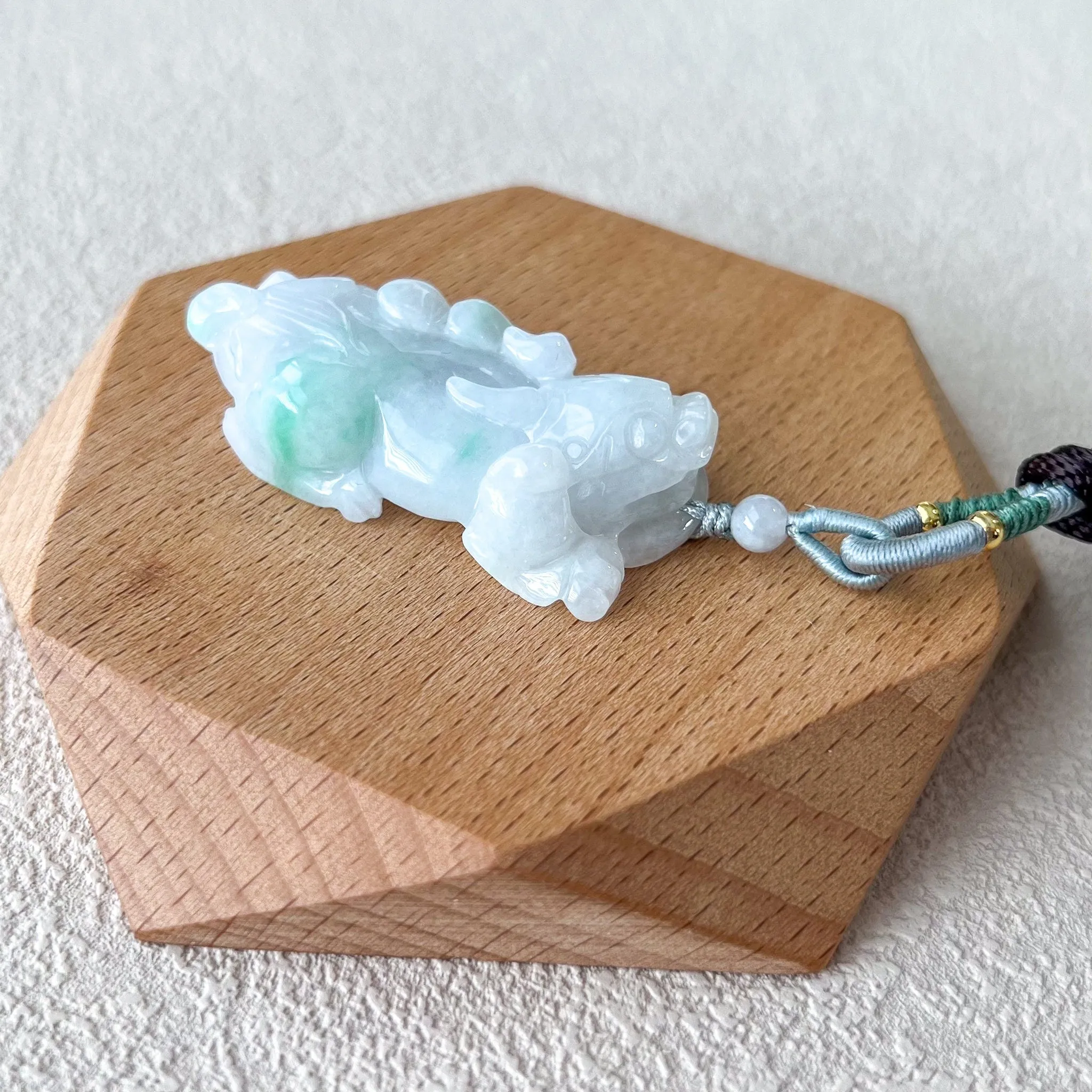 Jadeite Jade, Dragon Pixiu Pi Xiu, , Dragon Chinese Carved Pendant, YGR-0323-1708205907