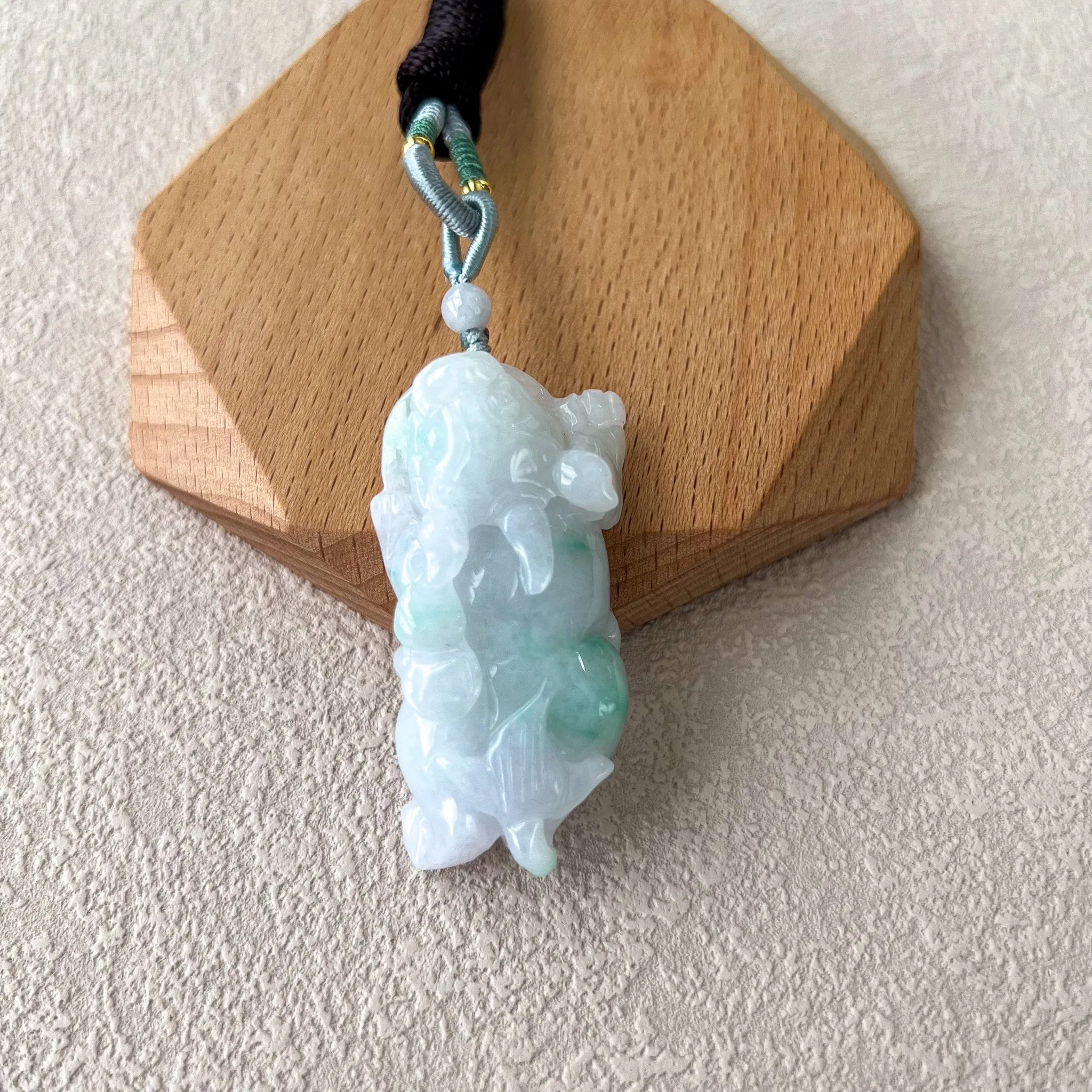 Jadeite Jade, Dragon Pixiu Pi Xiu, , Dragon Chinese Carved Pendant, YGR-0323-1708205907