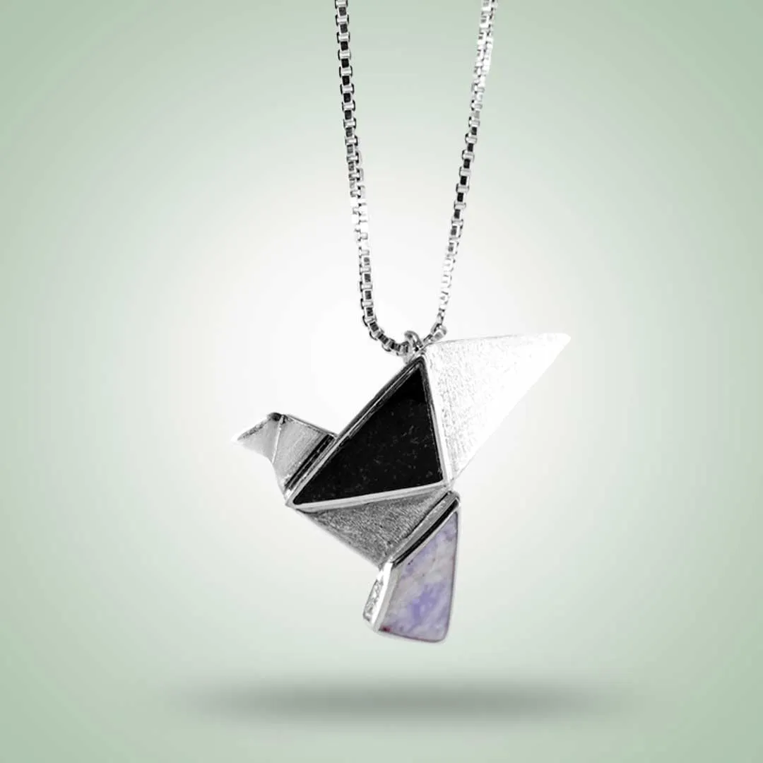 Origami Dove Necklace