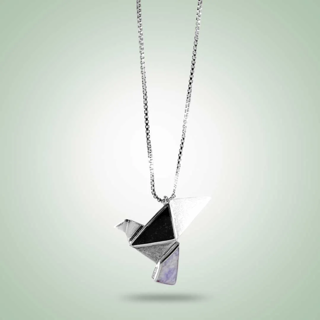 Origami Dove Necklace