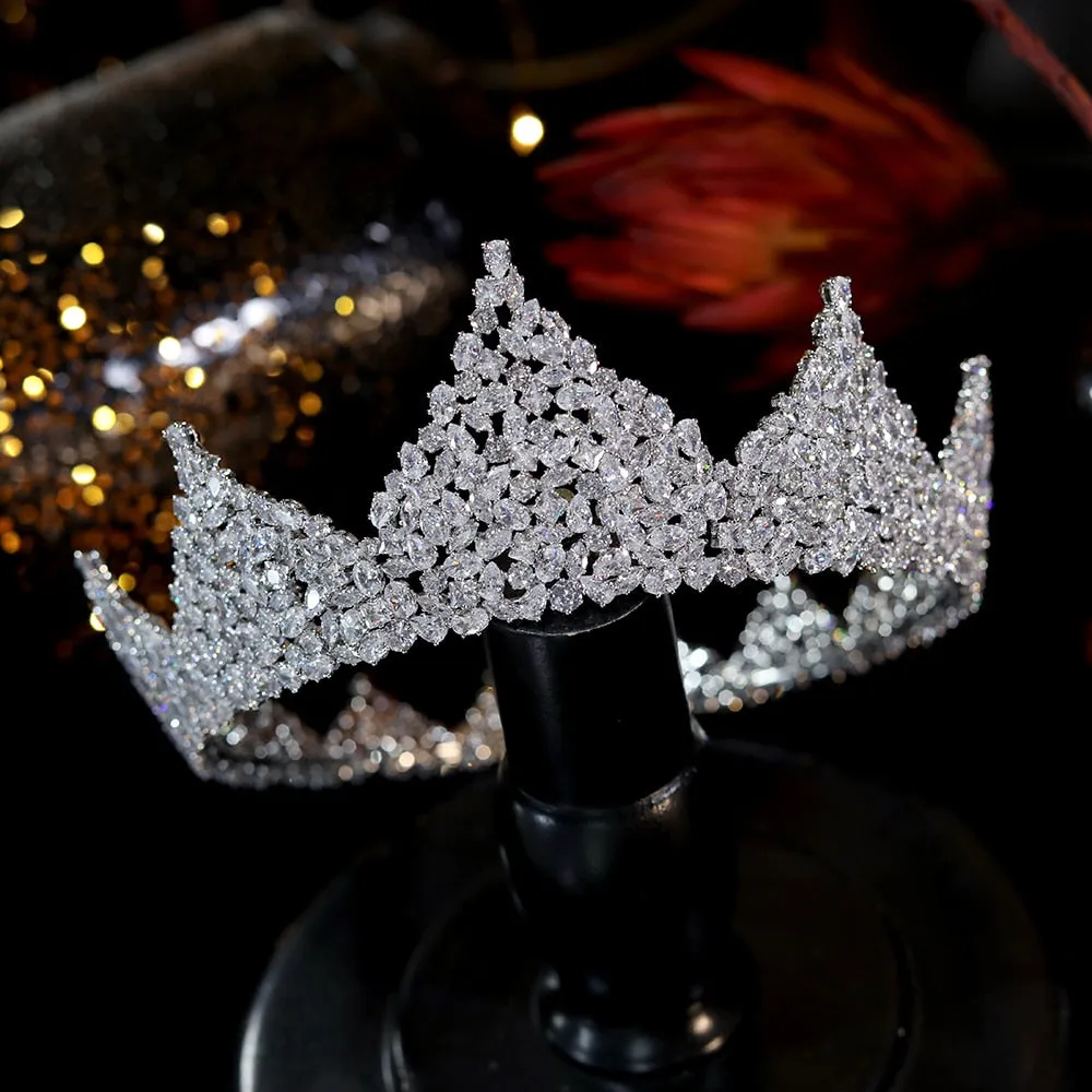 Tiara Crystal Crown Bridal Wedding Hair Accessories