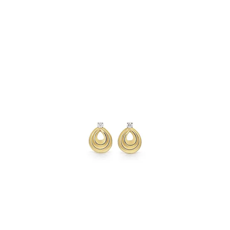 Velaa Star Diamond Earrings - 18ct Yellow Sunrise Gold